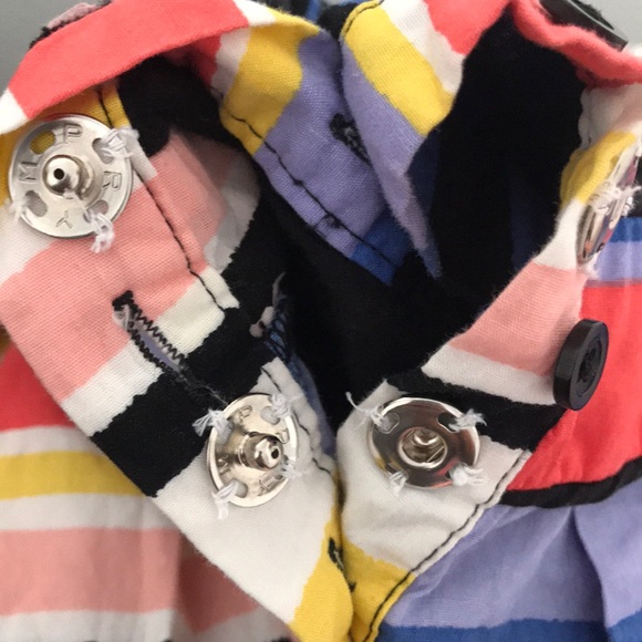 Colorful stripped strapless dress - Picture 5 of 5